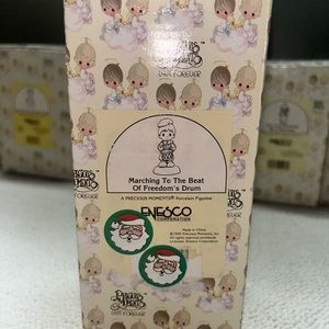 Precious moments, marching to the beat of the drum